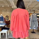 Marris Pleated Swing Pullover- Dune