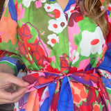 Petal Pop Placket Dress