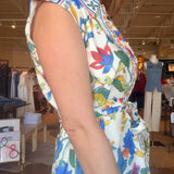 Festival Florals Drop Waist Shirtdress