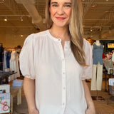 Madelyn Seersucker Blouse- Rose Petal