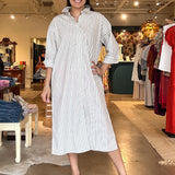 Jule Long Sleeve Dress- Ivory