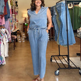 Claudette Pant - Chambray