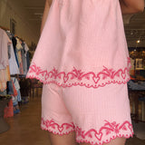 Carlotta Embroidered Short