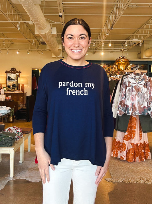 Catalina Crewneck- Pardon My French