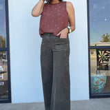 Chelsea Wide Leg Corduroy Pant
