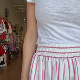 Sade Shorts- Fuchsia Stripe