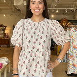 Nina Cottage Stripe Top
