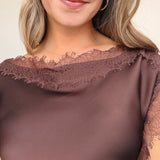 Chris Lace Trim Top