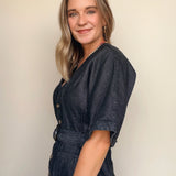Kaulana Belted Denim Dress