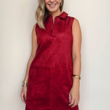 Amanda Suede Mini Dress