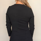 Sarah Ribbed Scoop Neck Top