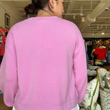 Cora Athleisure Sweatshirt- Orchid