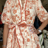 Leona Puff Sleeve Dress