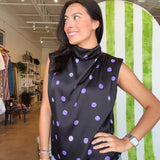 Blair Polka Dot Halter Top