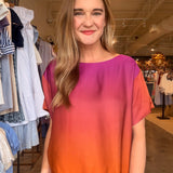 Sunset Ombre Blouse