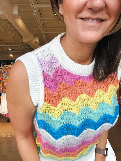 Over the Rainbow Sweater Vest