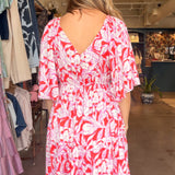 Holis Maxi Dress- Persimmon
