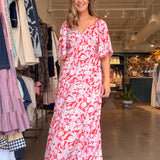 Holis Maxi Dress- Persimmon
