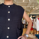 Cece Sleeveless Sweater