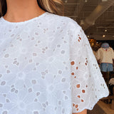 Adi Eyelet Top
