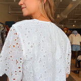 Adi Eyelet Top