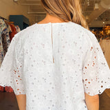 Adi Eyelet Top