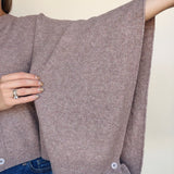 Costanza Button Front Poncho
