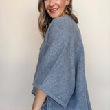 Persephone Shawl Neck Poncho