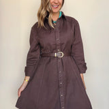 Zeana Long Sleeve Denim Dress