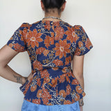 Camila Floral Peplum Blouse