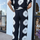 Lunar Bloom Printed Pants