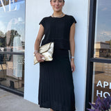 Willie Layered Knit Midi Dress