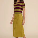 Lindsay Faux Suede Skirt