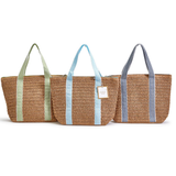 Woven Stripe Thermal Tote