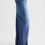 Adria Off-Duty Denim Sweatpant