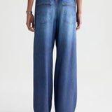 Adria Off-Duty Denim Sweatpant