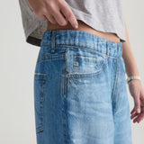 Adria Off-Duty Denim Sweatpant