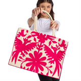 Flora Embroidered Tote Bag