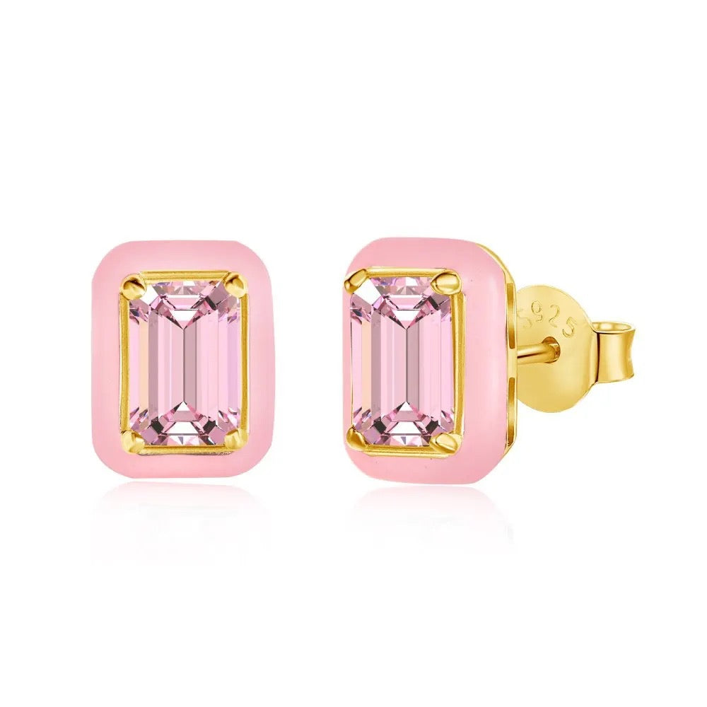 Skylar Studs - Peony