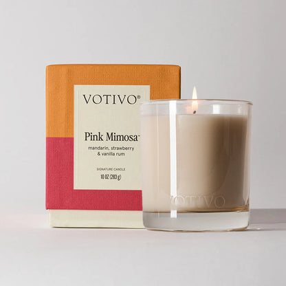 Signature Candle- Pink Mimosa