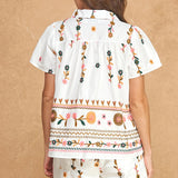 Layla Embroidered Shorts Set