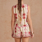 Palm Springs Linen Skort Set