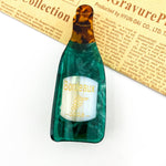 Acrylic Hair Clip - Champagne - Elle Maxine