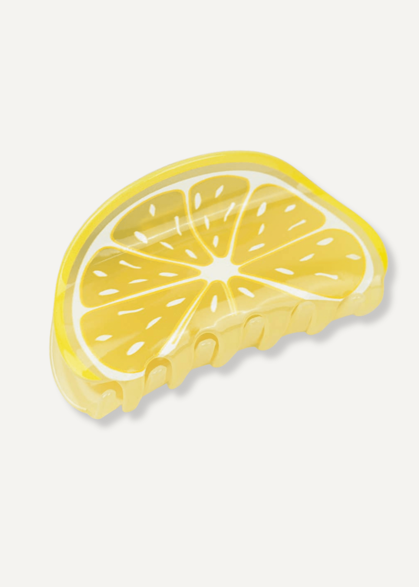 Acrylic Hair Clip - Lemon - Elle Maxine