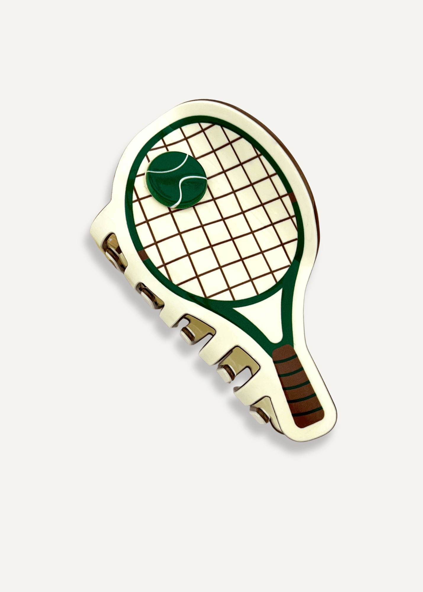 Acrylic Hair Clip - Tennis - Elle Maxine
