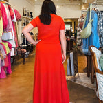 Affoue Skirt - Rouge Red - Elle Maxine