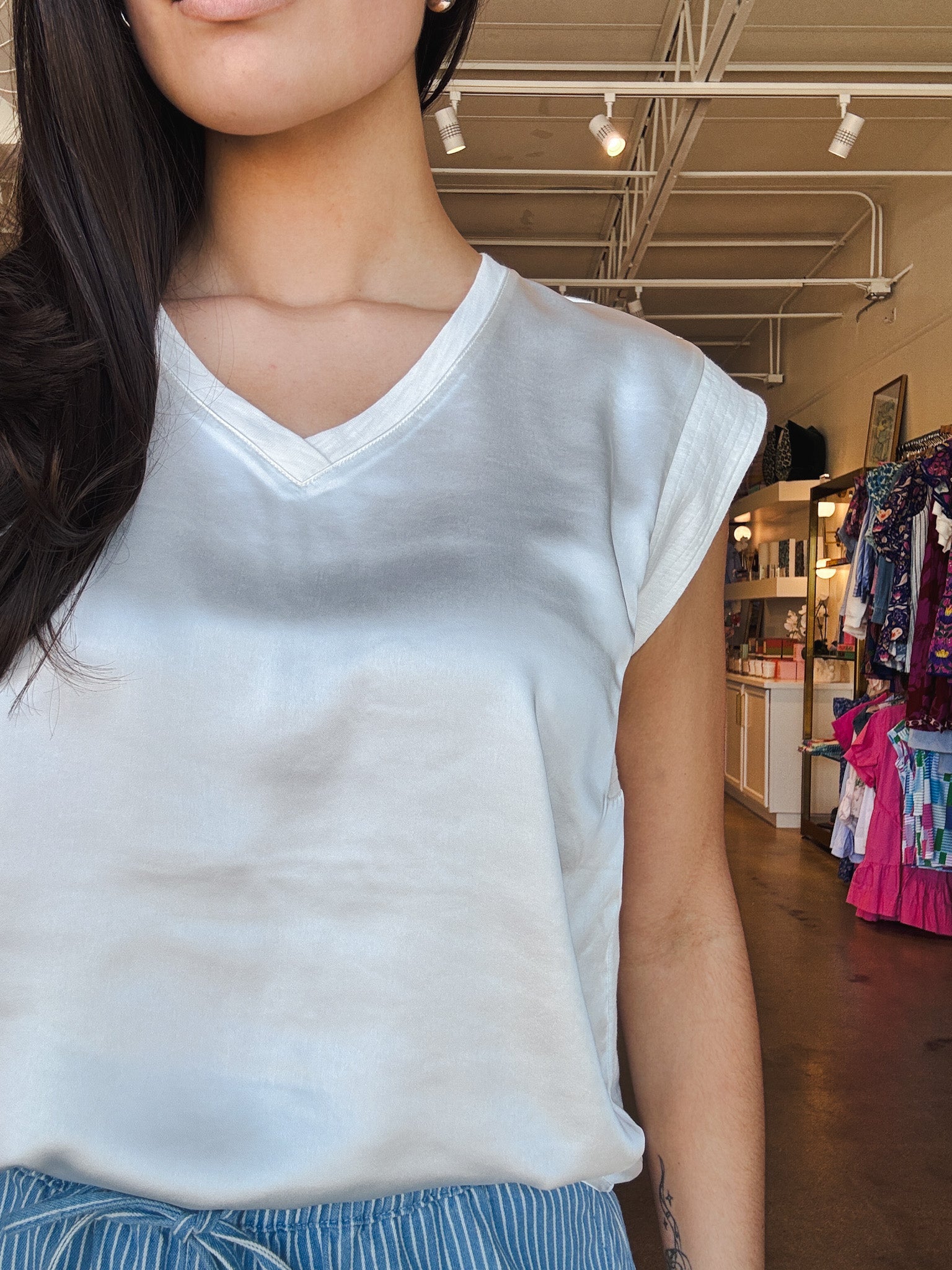 Agatha Top - Off White - Elle Maxine