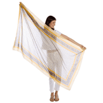 Al Fresco Block Printed Scarf - Elle Maxine