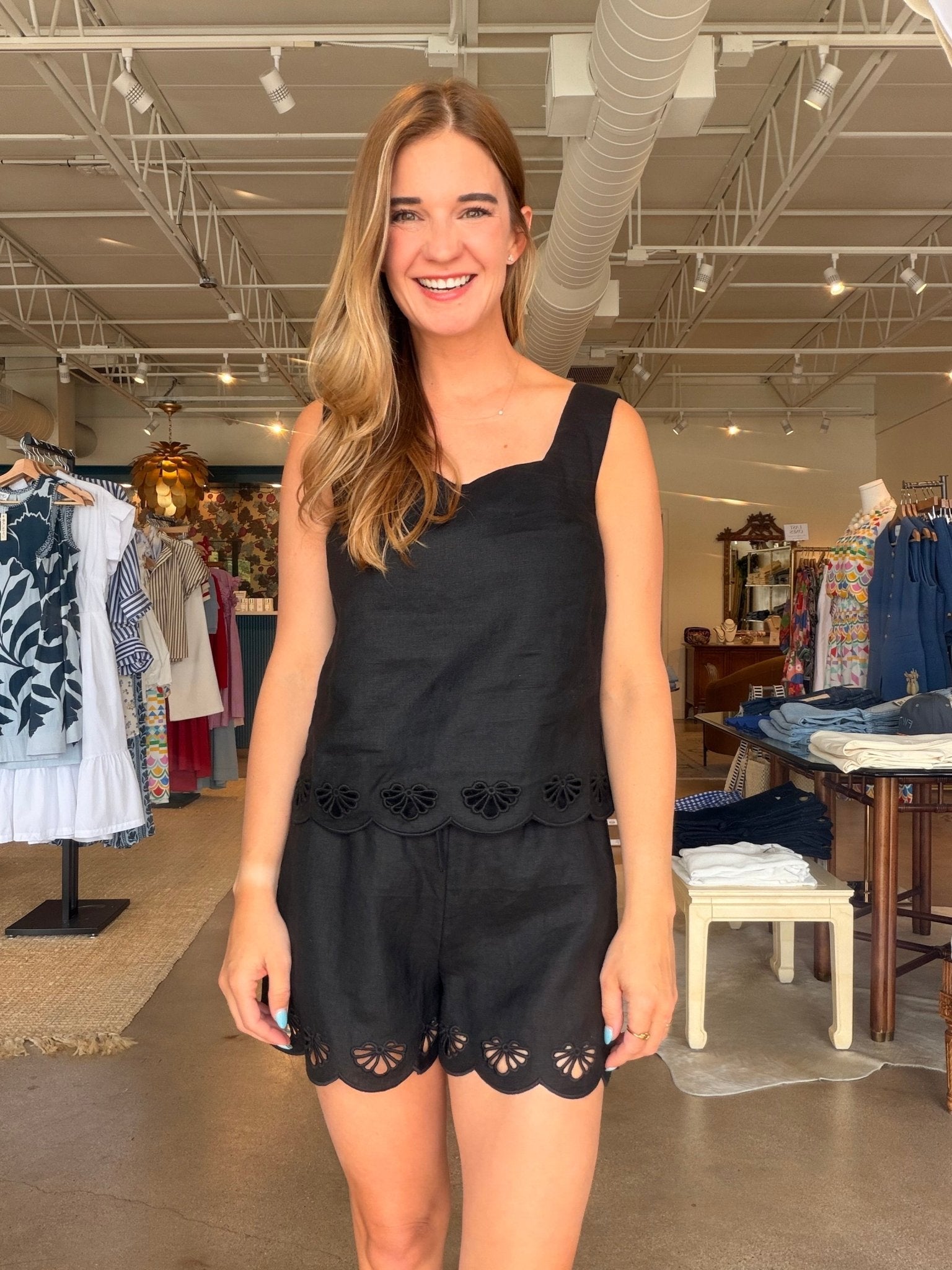 Almost There Linen Shorts - Elle Maxine