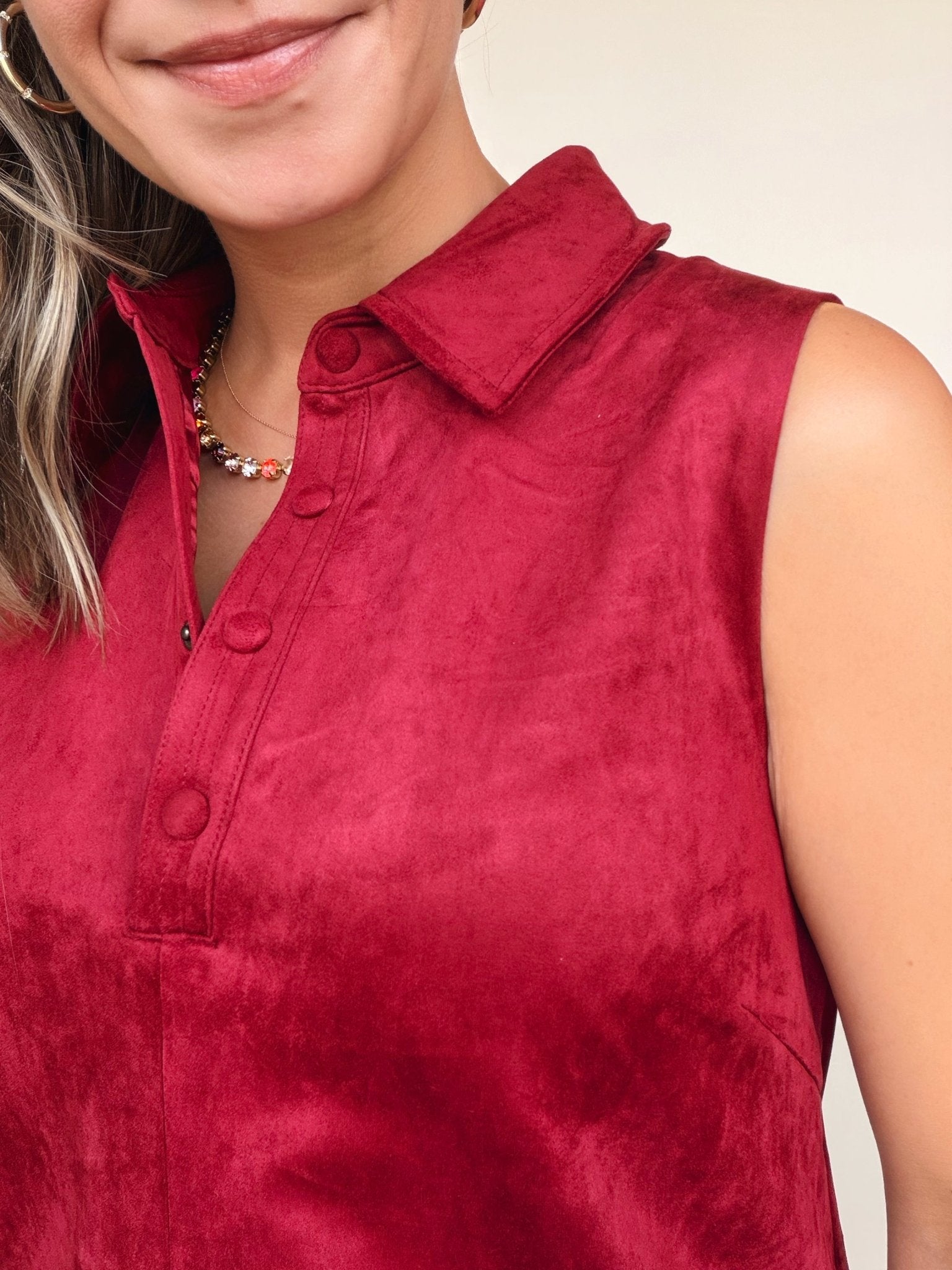 Amanda Suede Mini Dress - Elle Maxine